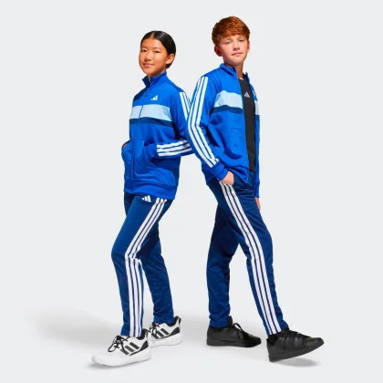 ADIDAS ADIDAS Tibeiro detská športová súprava modro-biela 7-8 r (128 cm)