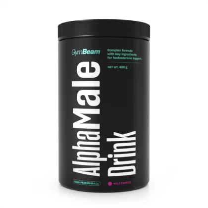 GymBeam AlphaMale Drink lesné ovocie