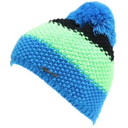 Zimní čepice BLIZZARD Tricolor, black green blue W