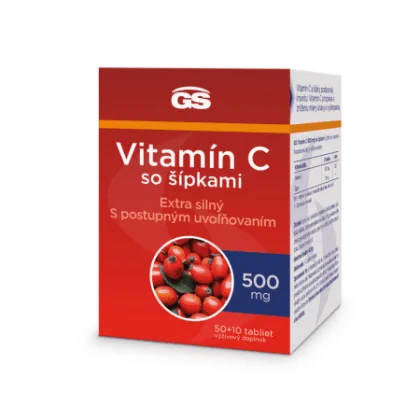 GS Vitamín C 500 mg so šípkami 60 tabliet