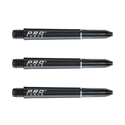 Násadky na šípky Winmau Pro Force čierne, stredné