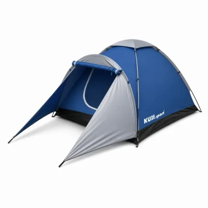 Kubisport Stan monodome pro 3 osoby s předsíňkou - modrý
