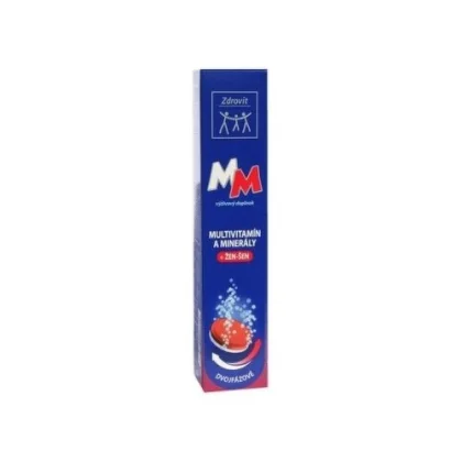 ZDROVIT Multivitamín + minerály + žen-šen 20 šumivých tabliet