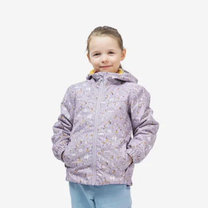 QUECHUA Detská zimná nepremokavá turistická bunda SH100 2-6 rokov 4-5 r (103-112 cm)