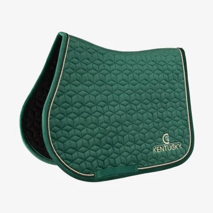 KENTUCKY HORSEWEAR KENTUCKY HORSEWEAR Velvet jazdecká plstenka po sedlo zelená FS
