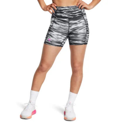 Dámské tréninkové kraťasy UNDER ARMOUR PROJECT ROCK PROJECT ROCK Lets Go BTB Middy Pt-BLK
