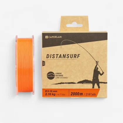 CAPERLAN Rybársky vlasec Distansurf na surfcasting oranžový 0,16 16/100