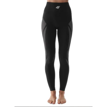 Dámské termo kalhoty 4F SEAMLESS UNDERWEAR-WAW24USEAF159-20S-DEEP BLACK