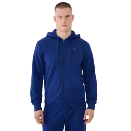Férfi zipzáras pulóver 4F SWEATSHIRT-WMM00TSWSM1768-031S-NAVY