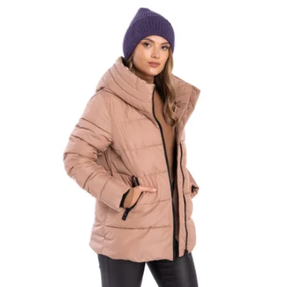 Dámska bunda VOLCANO J-ROZALI-101-BEIGE