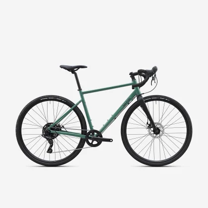 VAN RYSEL Gravel bicykel GRVL AF DISCOVER Microshift Acolyte 1x8 r zelený S