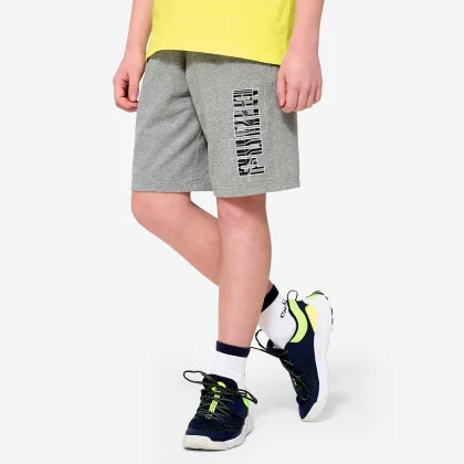 PUMA Puma detské bavlnené šortky sivé 15-16 r (176 cm)