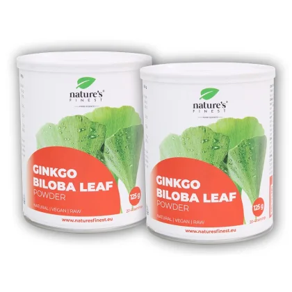 Natures Finest 2x Ginkgo Biloba Leaf Powder 125g
