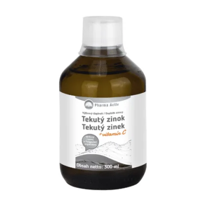 PHARMA Activ tekutý zinok Zn + vitamín C 300 ml