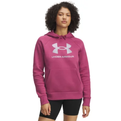 Dámska zateplená mikina s kapucňou UNDER ARMOUR UA Rival Flc Shimmer Hdy