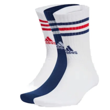 Ponožky ADIDAS 3 PACK-SPW CRW-WHITE NAVBLU WHITE B