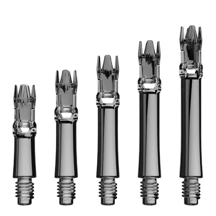Násadky na šípky L-Style L-System 3P 295 priehľadné čierne stredné+ 43mm
