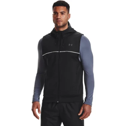 Pánská tréninková vesta UNDER ARMOUR UA AF Storm Hooded Vest-BLK