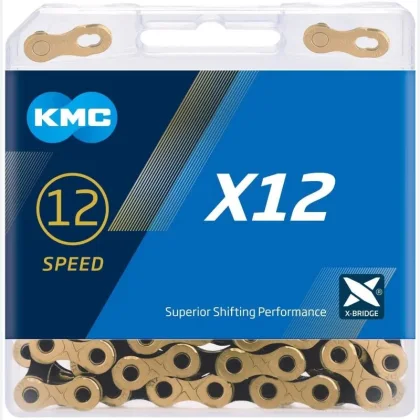 Kmc X12 černo/zlatý BOX řetěz