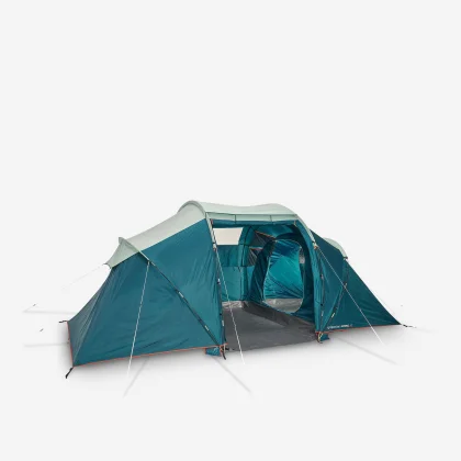 QUECHUA Rodinný prútový stan Arpenaz 4.2 pre 4 osoby s 2 spálňami bez