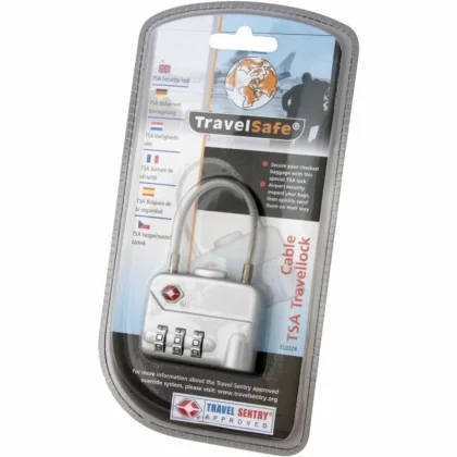 TravelSafe TSA Cable Travellock kombinační zámek