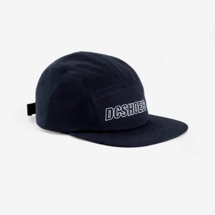 DC SHOES Šiltovka na skateboard 5 panelov čierna