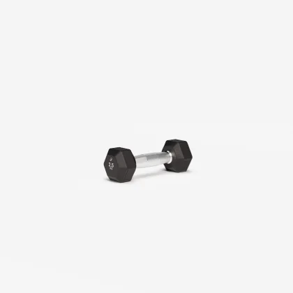 DOMYOS Šesťhranná činka Hex Dumbbell 2,5 kg pro bez