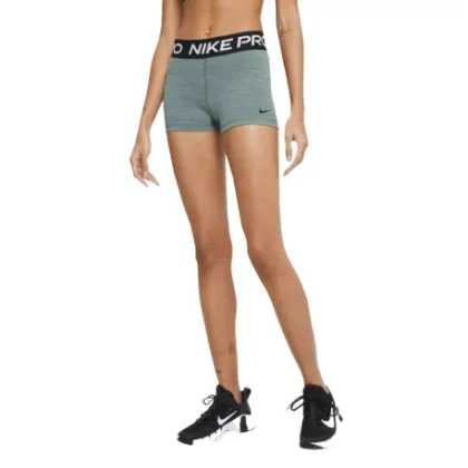 Dámske tréningové kraťasy NIKE PRO W NP 365 SHORT 3IN SMOKE GREY HTR BLACK BLACK