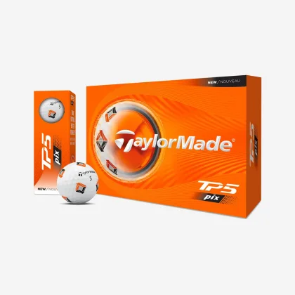 TAYLORMADE TAYLORMADE TP5 Pix golfové loptičky 12 ks biele bez