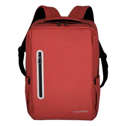 Travelite Basics Boxy backpack Red batoh