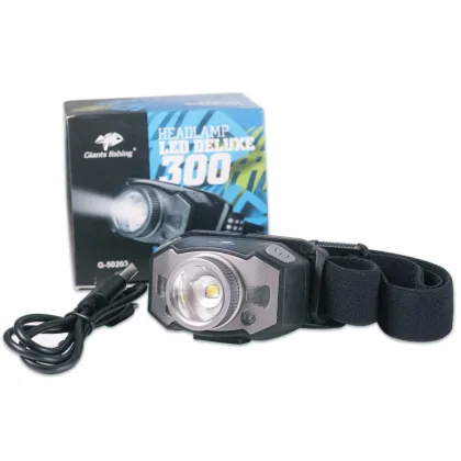 Čelovka GIANTS FISHING HEADLAMP LED DELUXE 300