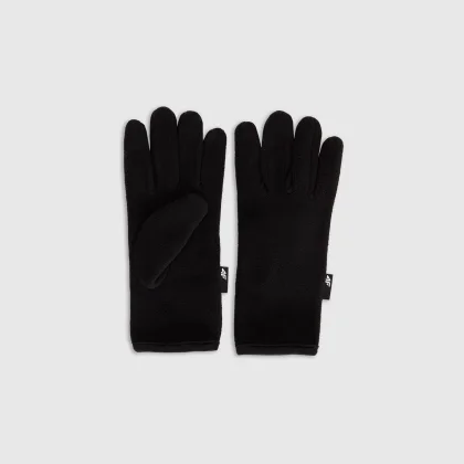 Unisex fleecové rukavice Touch Screen - čierne