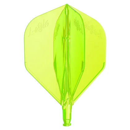 Letky na šípky L-Style L-System 1P L1 Neon žlté, 1ks