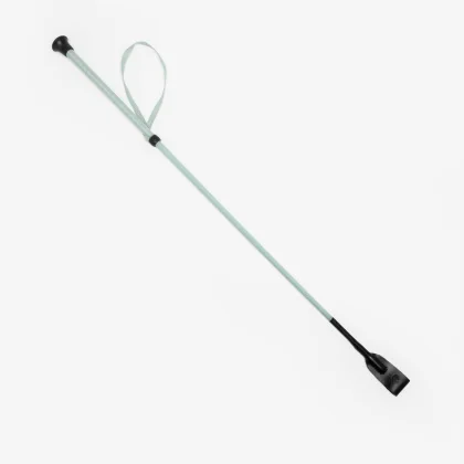 FOUGANZA Jazdecký bičík 100 pletený 69 cm zelený bez