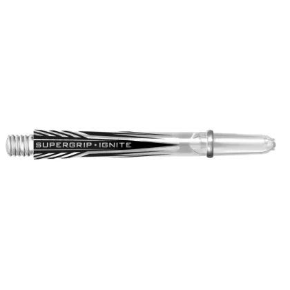 Násadky na šípky Harrows Supergrip Ignite priesvitné, dlhé 47mm