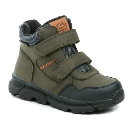 American Club XD141 khaki dětské zimní boty