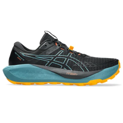 Férfi futó trail cipők ASICS Gel Trabuco 13 GTX M black atlantis blue
