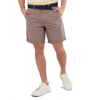 Pánske kraťasy FUNDANGO North Shore Chino Shorts-639-mud