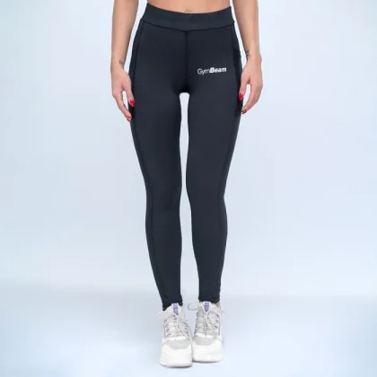GymBeam Dámske legíny Mesh Black M