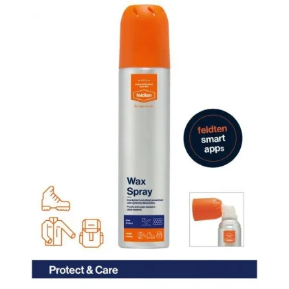 Ošetřující přípravek na obuv FELDTEN Wax Spray 250 ml, CZ SK PL HU