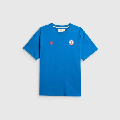 Milano-Cortina/Slovensko - Pánske loose tričko - modré