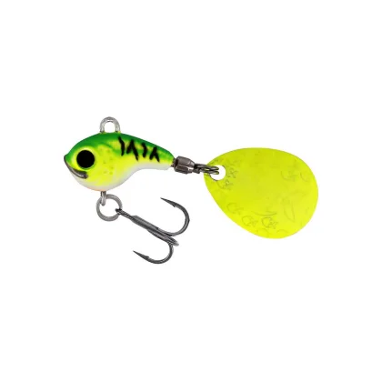 WESTIN Dropbite Tungsten Spin Tail Jig, Chartreuse Ice