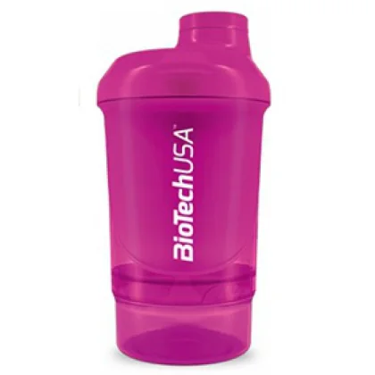 Šejker Nano biely - 300 ml + 150 ml - BioTech USA