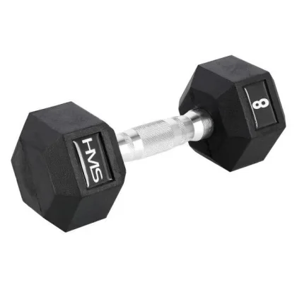 HMS PREMIUM Hexagonální jednoručka HMS 8 kg (VÝPRODEJ)