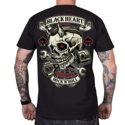 BLACK HEART Liberty čierna - 3XL