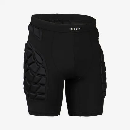 KIPSTA Pánske ochranné šortky na hádzanú HSH500P čierne 2XL