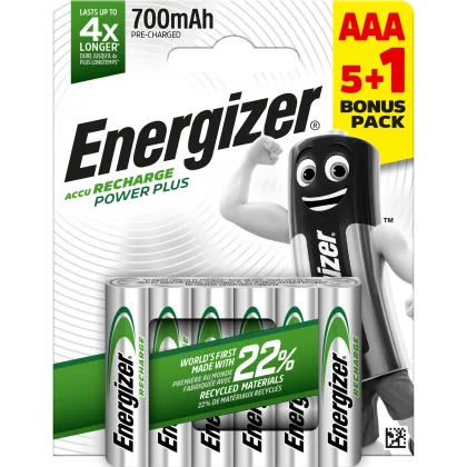 ENERGIZER Nabíjateľné batérie Energizer 5+1 AAA/HR3 700 mAh ......