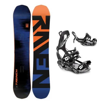 Raven Trench Carbon pánský snowboard + Raven Fastec FT360 black vázání