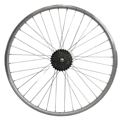 ELOPS Zadné koleso 26" dvojstenný ráfik brzdy V-Brake strieborné 26"