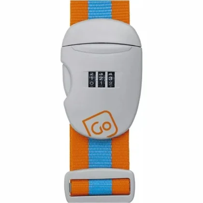 Go Travel popruh na zavazadla Combi Luggage Strap blue/orange
